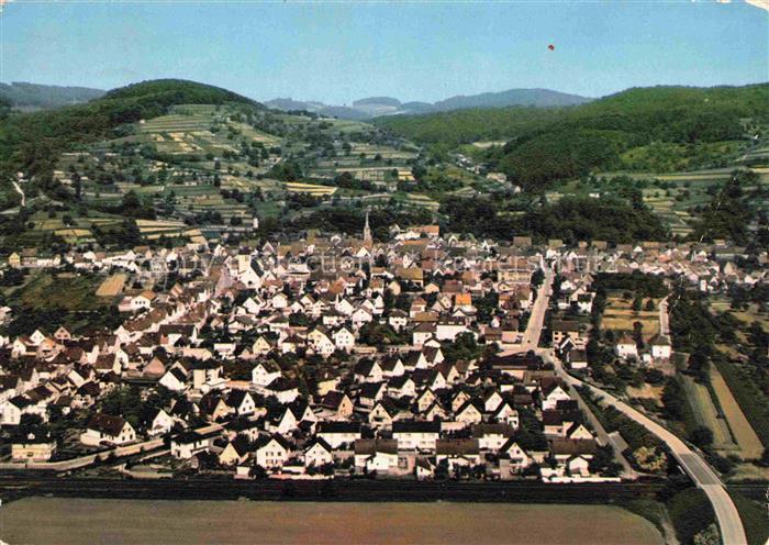 Laudenbach Bergstrasse Fliegeraufnahme