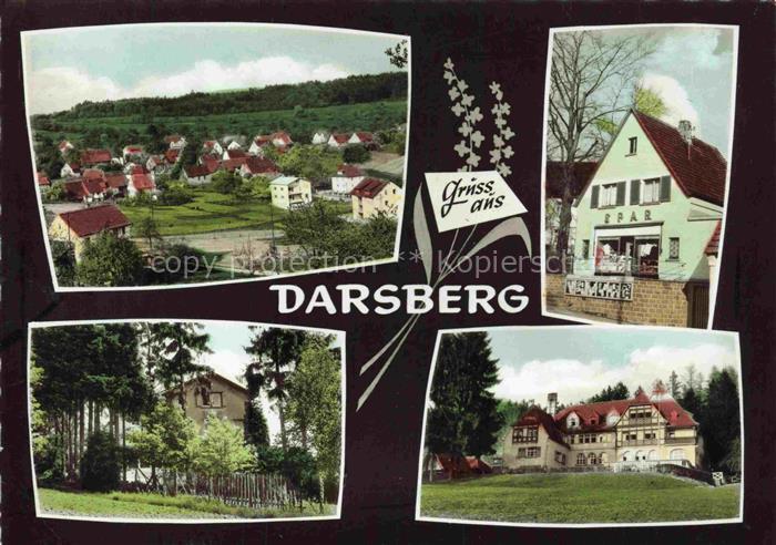 Darsberg Neckarsteinach Bergstrasse Hessen Panorama SPAR Kleinhans