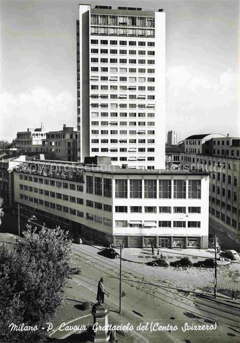 MILANO Mailand IT P Cavour Grattacielo del Centro Svizzero