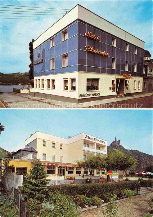 Braubach Rhein Hotel Cafe Rheinufer Park