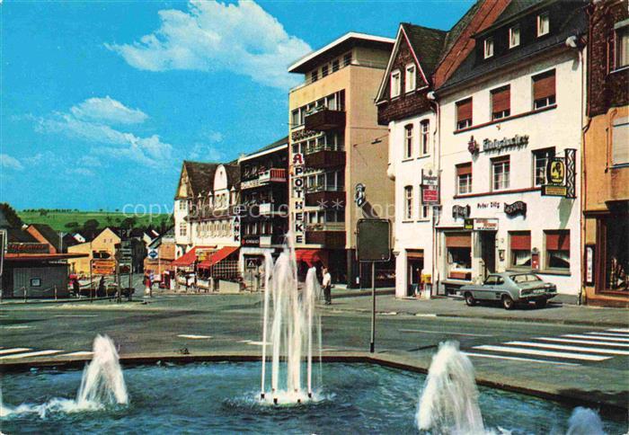 Kastellaun Hunsrueck Marktplatz Brunnen