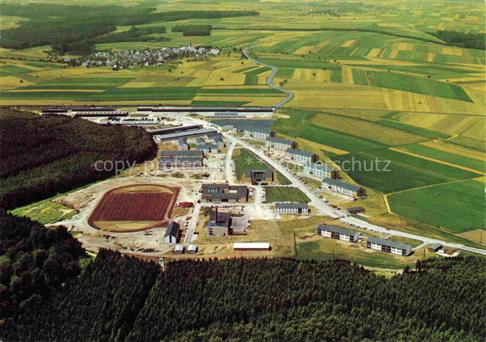 Kastellaun Hunsrueck Fliegeraufnahme mit Kaserne
