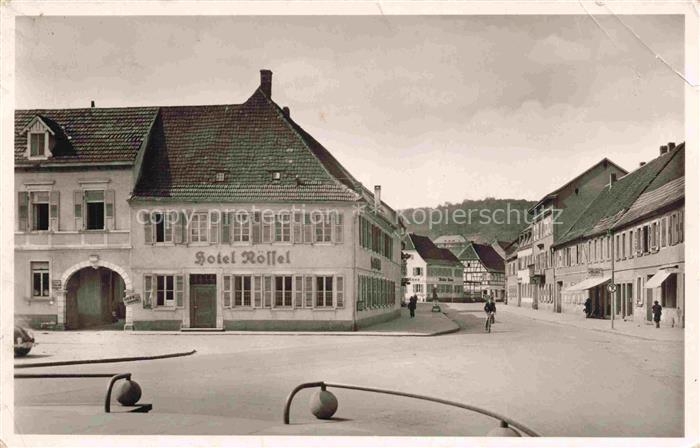 Bergzabern Bad Weinstrasse Rheinland-Pfalz Ludwigsplatz Hotel Roessel