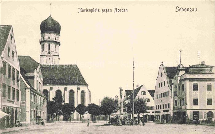 Schongau Bayern Marienplatz Kirche