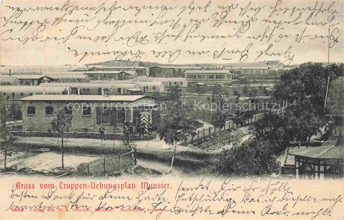 Munster  Truppenuebungsplatz Munsterlager Soltau-Fallingbostel Teilansicht Trupp