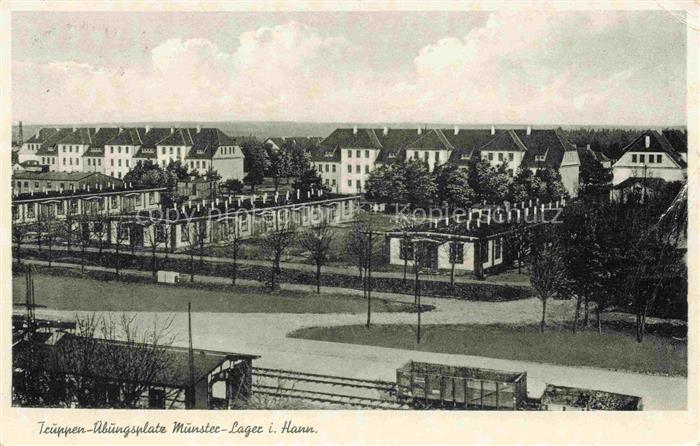 Munster  Truppenuebungsplatz Munsterlager Soltau-Fallingbostel Teilansicht Trupp