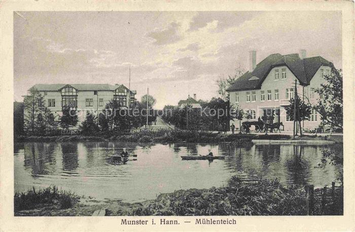 Munster  Hannover oertze Soltau-Fallingbostel Partie am Muehlenteich