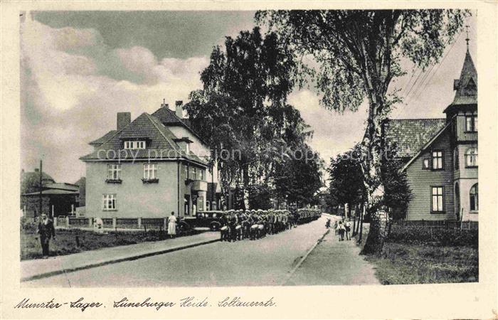 Munster  Truppenuebungsplatz Munsterlager Soltau-Fallingbostel Teilansicht Feldp