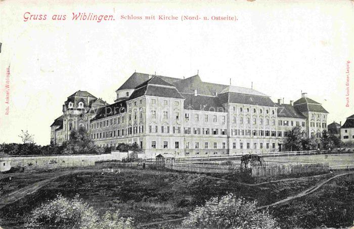 ULM  Donau Schloss mit Kirche Feldpost