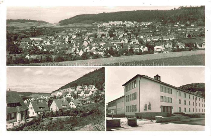 Nagold Panorama Luftkurort im Schwarzwald Teilansichten