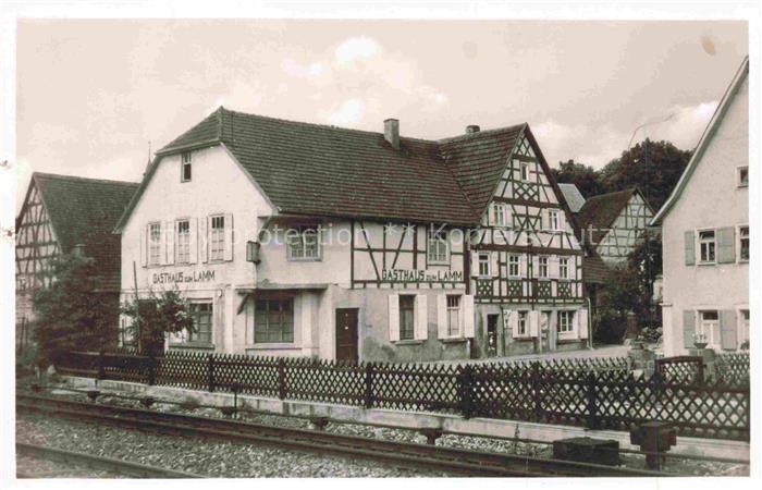 Auerbach Mosbach Baden Neckar-Odenwald-Kreis BW Gasthaus Pension zum Lamm