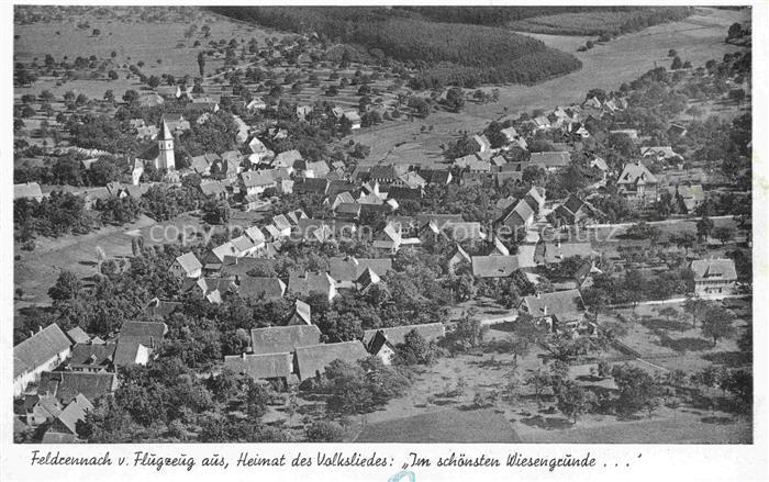 Feldrennach Straubenhardt Enzkreis BW Panorama Heimat des Volksliedes Im schoens