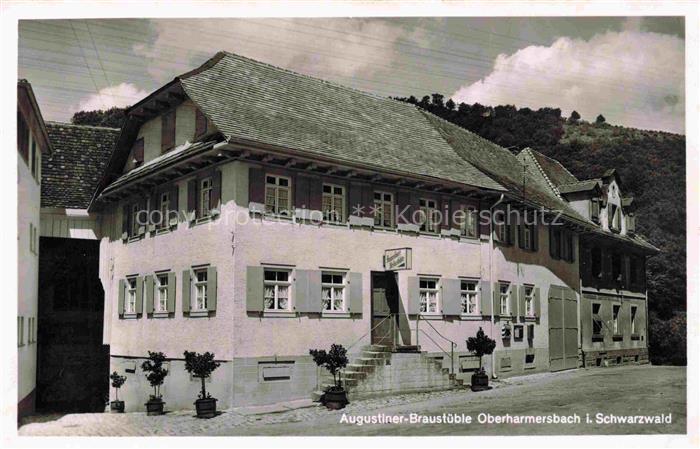 Oberharmersbach Ortenaukreis BW Augustiner Braustueble Gaststaette