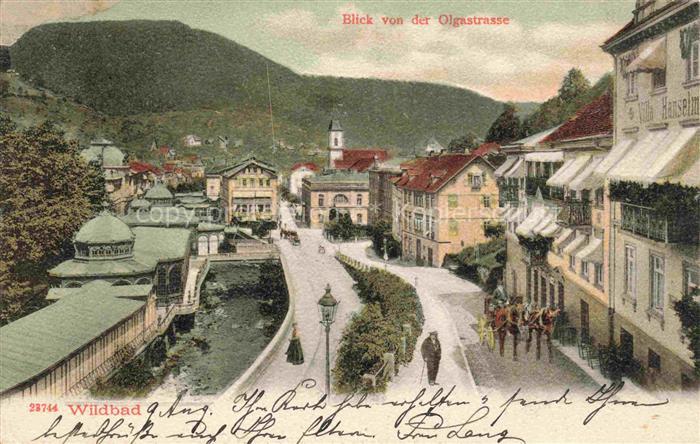 BAD WILDBAD Schwarzwald Olgastrasse