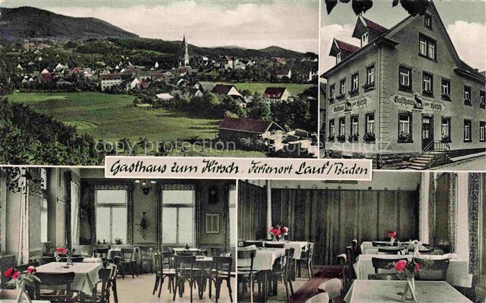 Lauf Baden Panorama Gasthaus zum Hirsch Restaurant