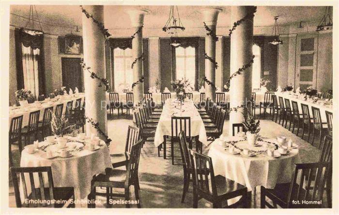 Schwaebisch Gmuend BW Erholungsheim Schoenblick Speisesaal