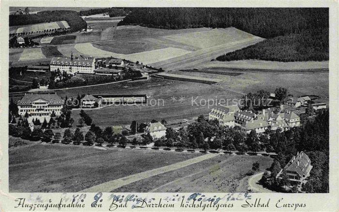 Bad Duerrheim BW Solbad Fliegeraufnahme