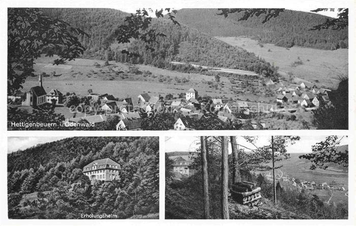 Hettigenbeuern Buchen Odenwald BW Erholungsheim Diedrich Panorama