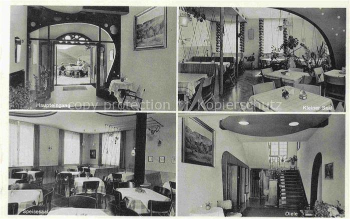 Hettigenbeuern Buchen Odenwald BW Erholungsheim Diedrich Haupteingang Kleiner Sa