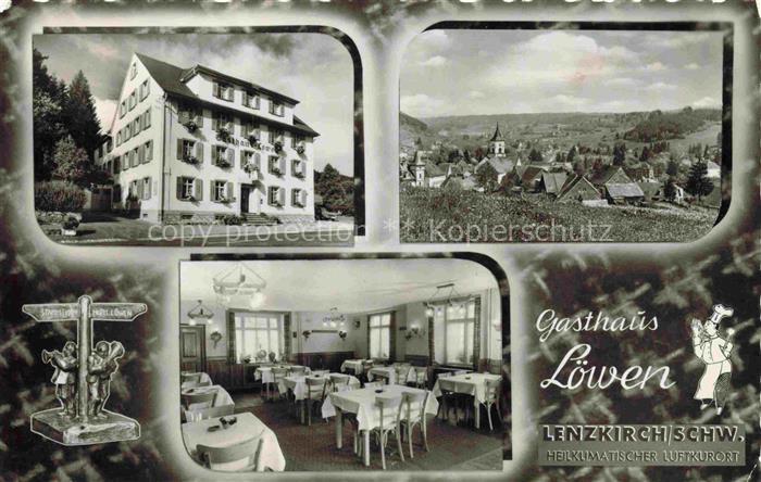 Lenzkirch Hochschwarzwald BW Gasthaus Loewen Gastraum Panorama