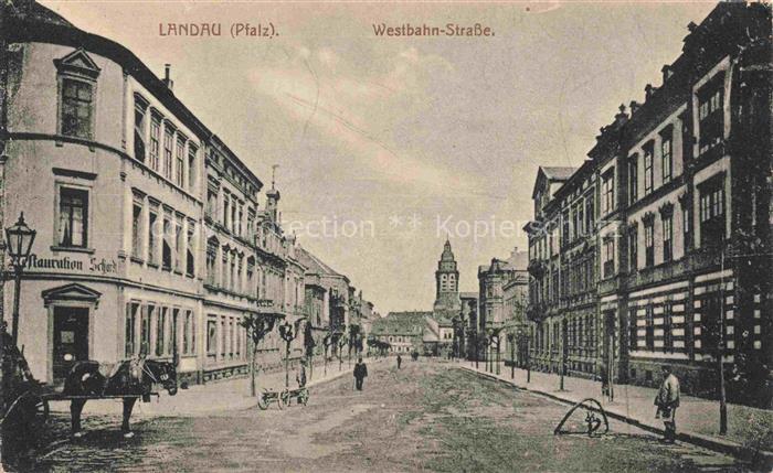 LANDAU PFALZ Westbahn Strasse