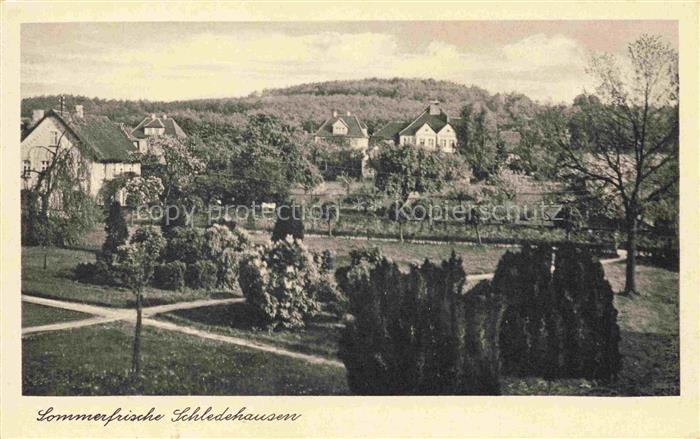 Schledehausen  Bissendorf Osnabrueck Niedersachsen Panorama