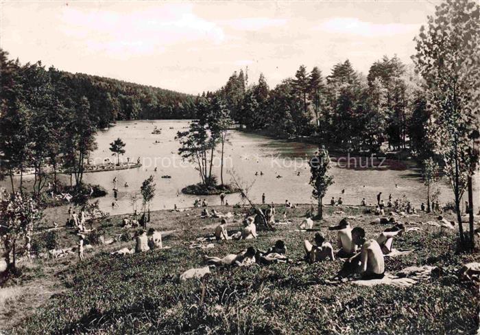 Ebnisee Welzheim BW Cafe Restaurant Waldschaenke Seepartie Liegewiese