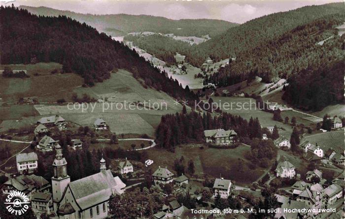 Todtmoos Schwarzwald BW Fliegeraufnahme