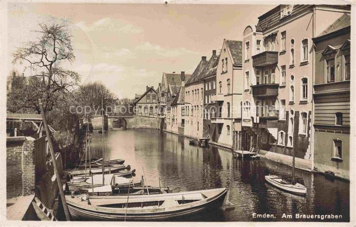 EMDEN Ostfriesland Am Brauersgraben
