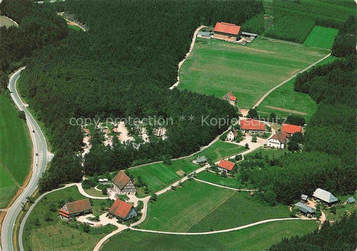 Neuhausen Eck Fliegeraufnahme mit Museumsgaststaette Ochsen