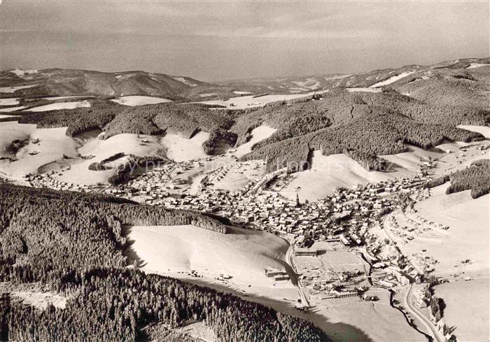 Furtwangen Schwarzwald BW Fliegeraufnahme