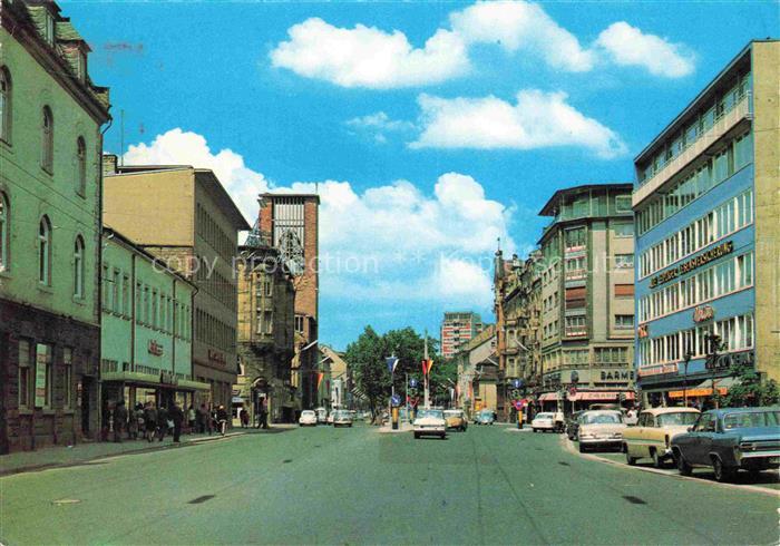 OFFENBACH  MAIN Kaiserstrasse und St Paulskirche