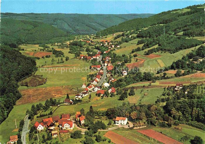 Ober-Hainbrunn Rothenberg Odenwaldkreis Hessen Fliegeraufnahme
