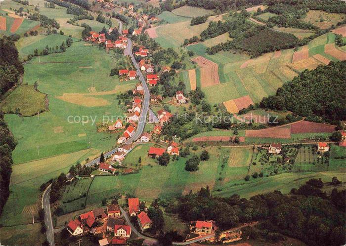 Ober-Hainbrunn Rothenberg Odenwaldkreis Hessen Gaststaette Zur Krone Fliegeraufn