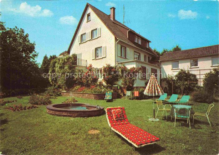 Koenigsfeld  Baden Schwarzwald BW Haus Fuchs Pension Garni Garten