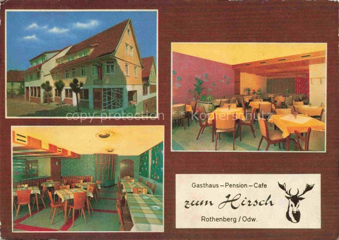Rothenberg Odenwald Hessen Gasthaus zum Hirsch Cafe Pension