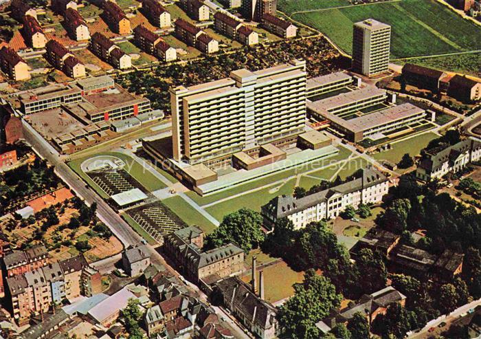 Hoechst am Main Hoechst FRANKFURT AM MAIN Staedt Krankenhaus Fliegeraufnahme