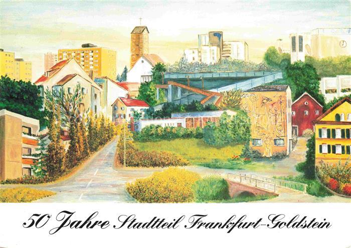 Goldstein FRANKFURT MAIN Kuenstlerkarte