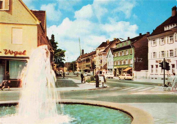 RuessELSHEIM Main Frankfurter Strasse Springbrunnen