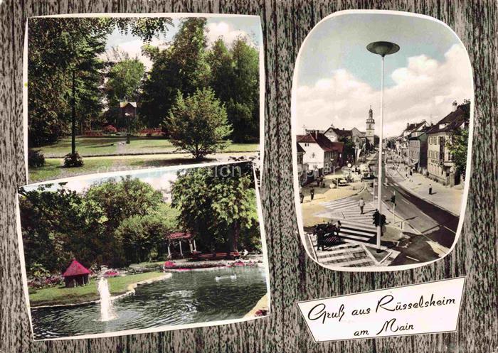 RuessELSHEIM Main Park Gondelteich Teilansicht