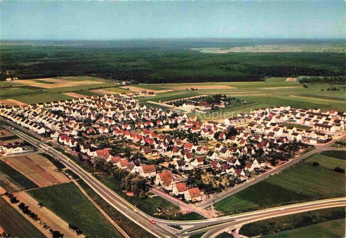 Gross-Gerau Nord-Siedlung Fliegeraufnahme