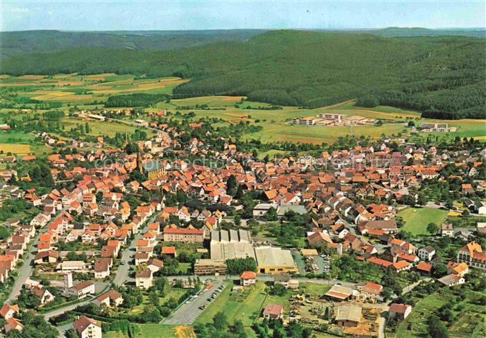 Beerfelden Odenwald Hessen Fliegeraufnahme