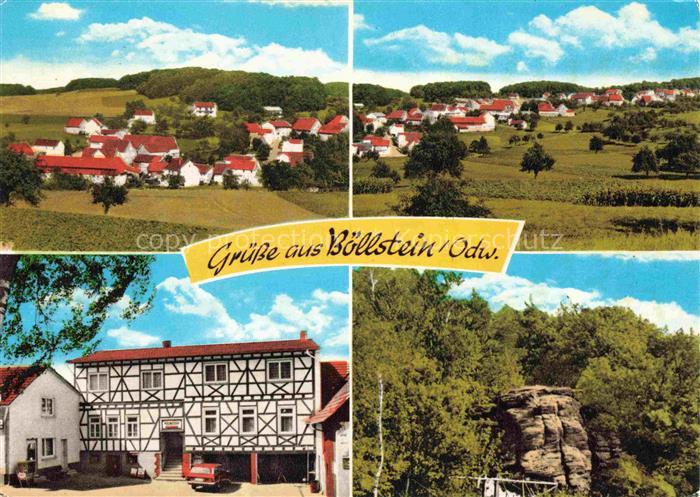 Boellstein Brombachtal Odenwaldkreis Hessen Gasthaus zur Post Panorama