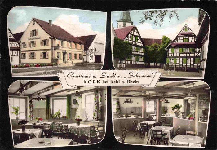 Kork Kehl Ortenaukreis BW Gasthaus Saalbau Schwanen Gastraeume