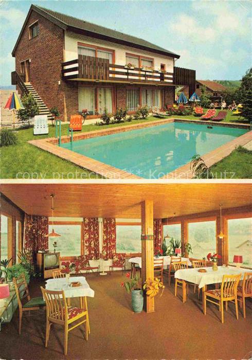 Bottenau Pension Zuhause Pool Gaststube