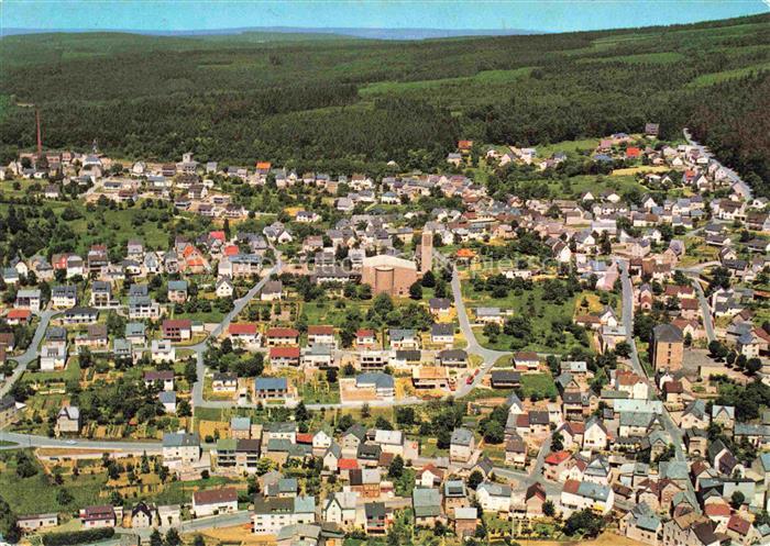 Hillscheid Westerwald Fliegeraufnahme