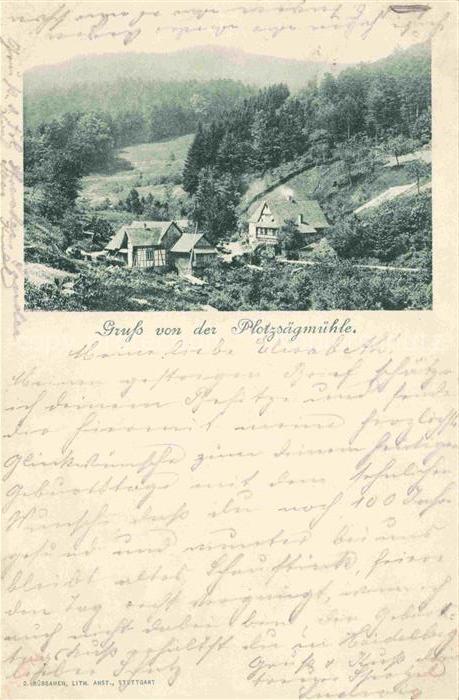 Plotzsaegemuehle Loffenau Bad Herrenalb BW Panorama