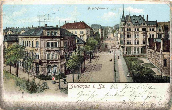 ZWICKAU Sachsen Bahnhofstrasse