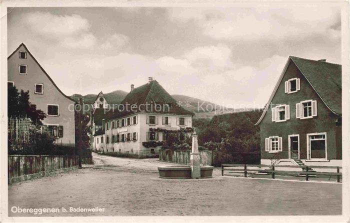 Obereggenen Schliengen BW Gasthaus zum Rebstock Brunnen