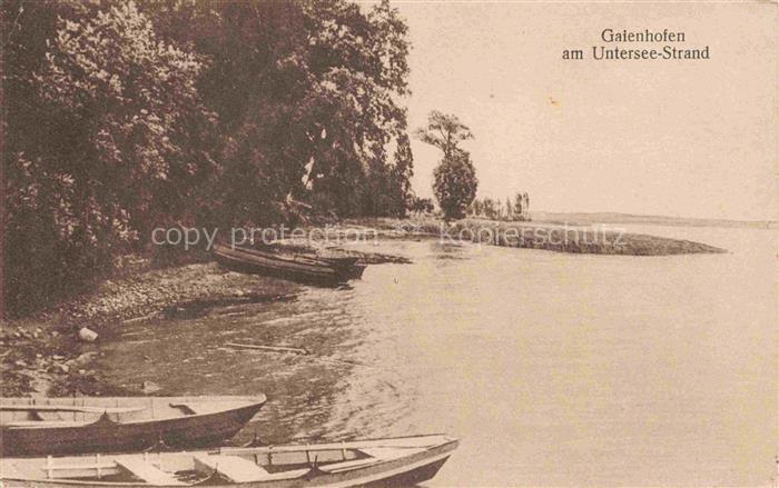 Gaienhofen Bodensee BW Am Untersee Strand